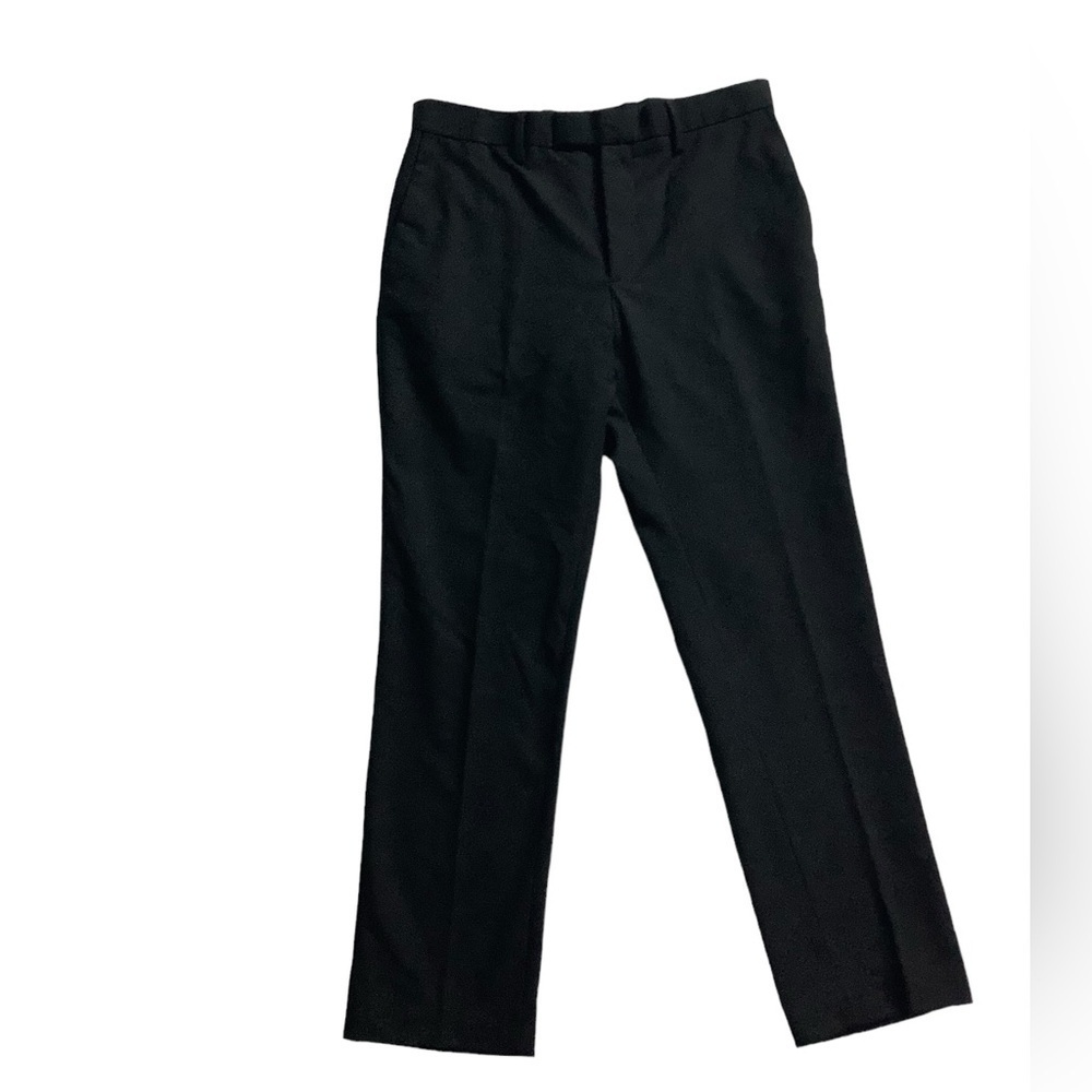 Banana Republic Factory Trousers Sz 31W 30L Tailored Fit Black
